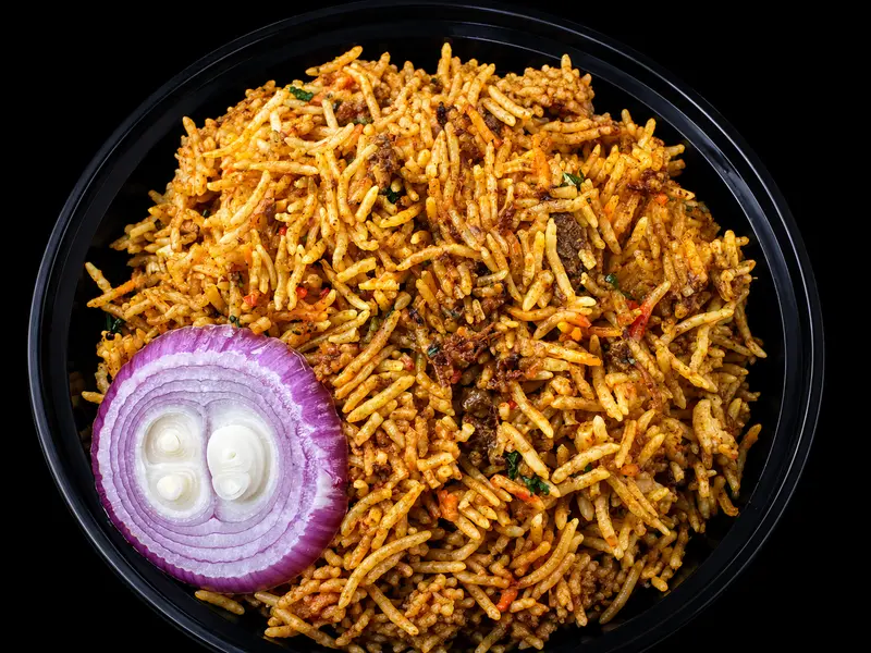 Hyderabadi Dum Goat Biryani